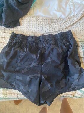 Altar'd State Black Camouflage Athletic Shorts